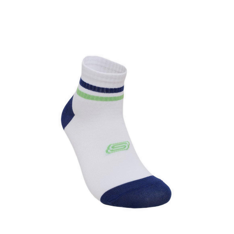 Skechers 6Pk Boys Non Terry Qtr Crew - White / Blue