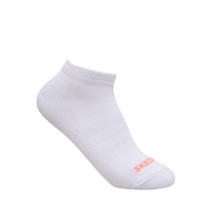 Skechers 6PK Non Terry Low Cut Girls Socks - Pink Combo