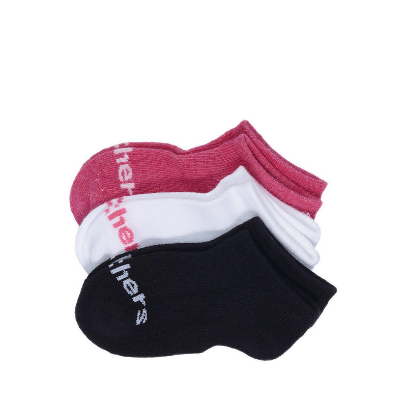 SKECHERS G 3PK NT GIRLS NO SHOW SOCKS - MULTICOLOR