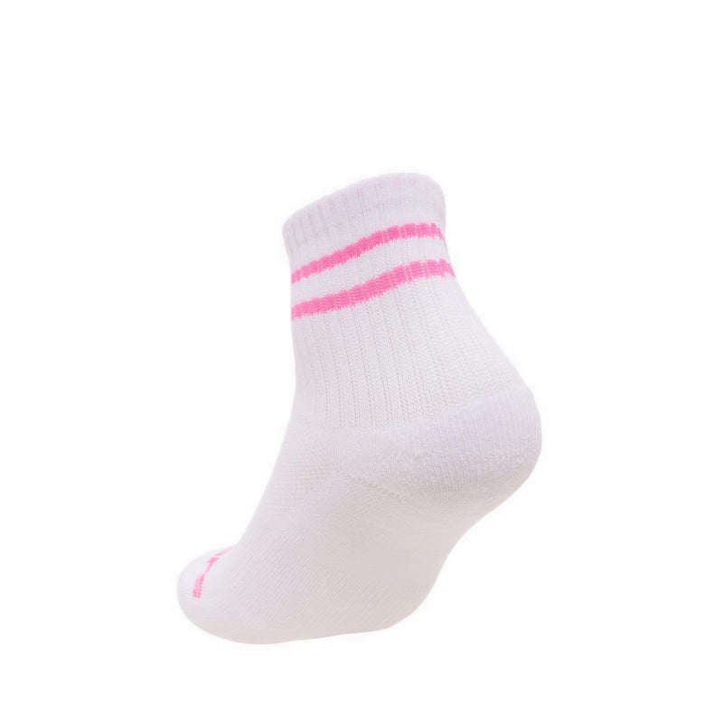 Skechers 3Pk 1/2 Terry High Qtr Crew Girls - White