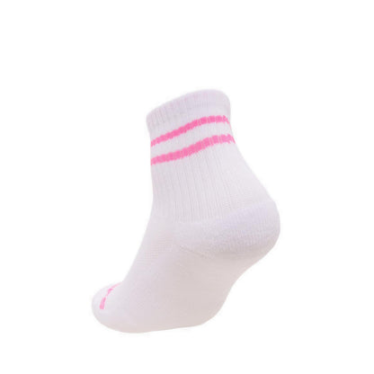 Skechers 3Pk 1/2 Terry High Qtr Crew Girls - White