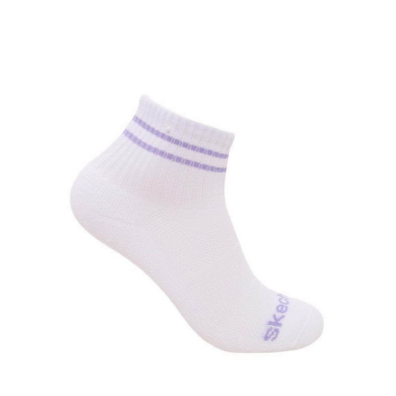 Skechers 3Pk 1/2 Terry High Qtr Crew Girls - White