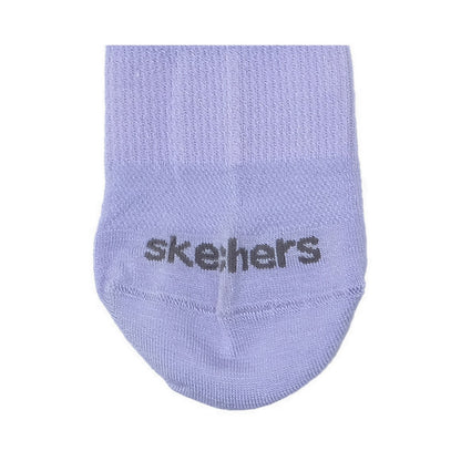 Skechers 3Pk Non Terry Anklet Girls - White Pink