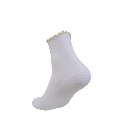 Skechers 3Pk Girls 1/2 Terry Anklet - White