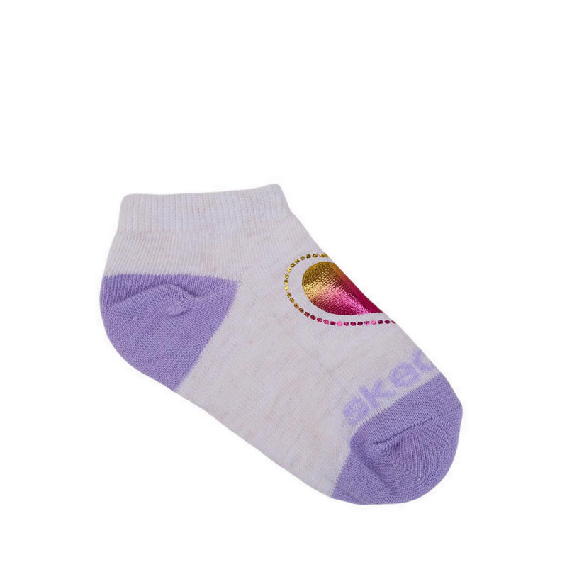 Skechers 6Pk Girls Non Terry Low Cut - Purple