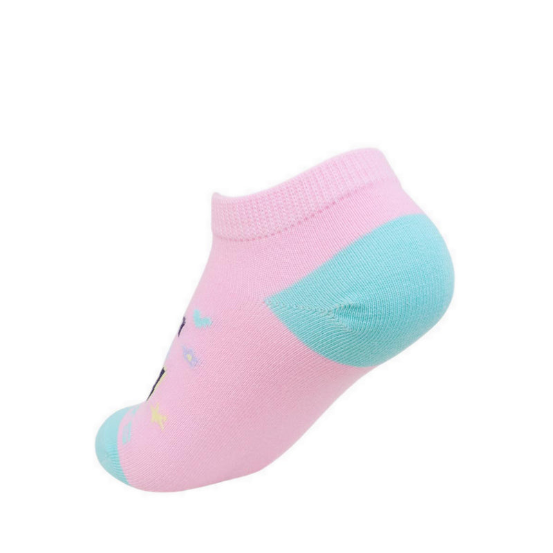 Skechers 6Pk Girls Non Terry Low Cut Socks - Pink
