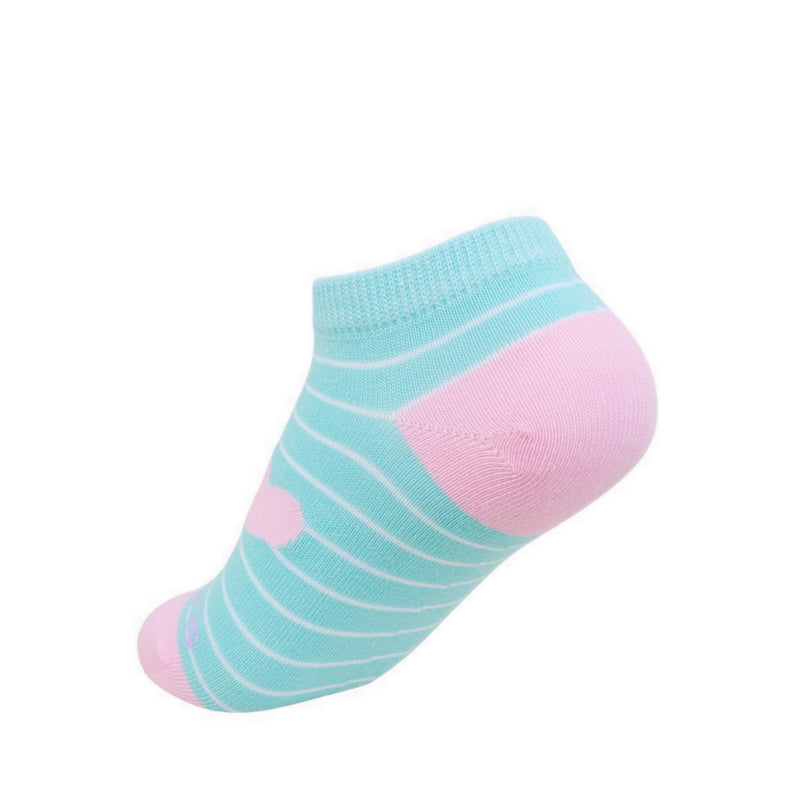 Skechers 6Pk Girls Non Terry Low Cut Socks - Pink