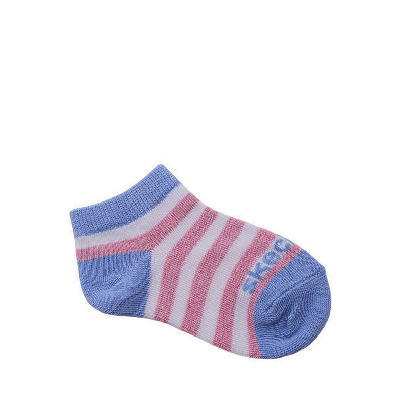 Skechers 6Pk Girls Non Terry Low Cut - Pink / Purple