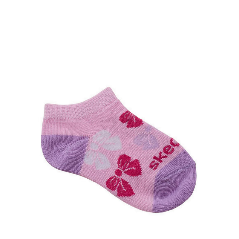 Skechers 6Pk Girls Non Terry Low Cut - Pink / Purple