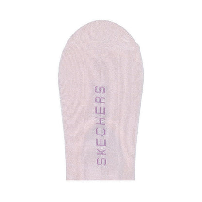 SKECHERS 3PK NON TERRY NO SHOW LINER WOMEN - PURPLE MIX