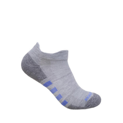 Skechers 3Pk Womens Extended Terry Low Cut W/ Double Heel Tab Socks - Grey / Black