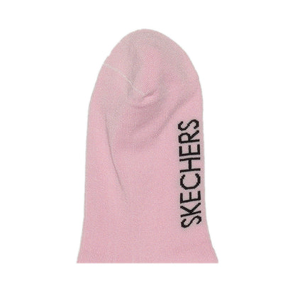 Skechers 3Pk Womens Non Terry Anklet Socks - Pink Combo