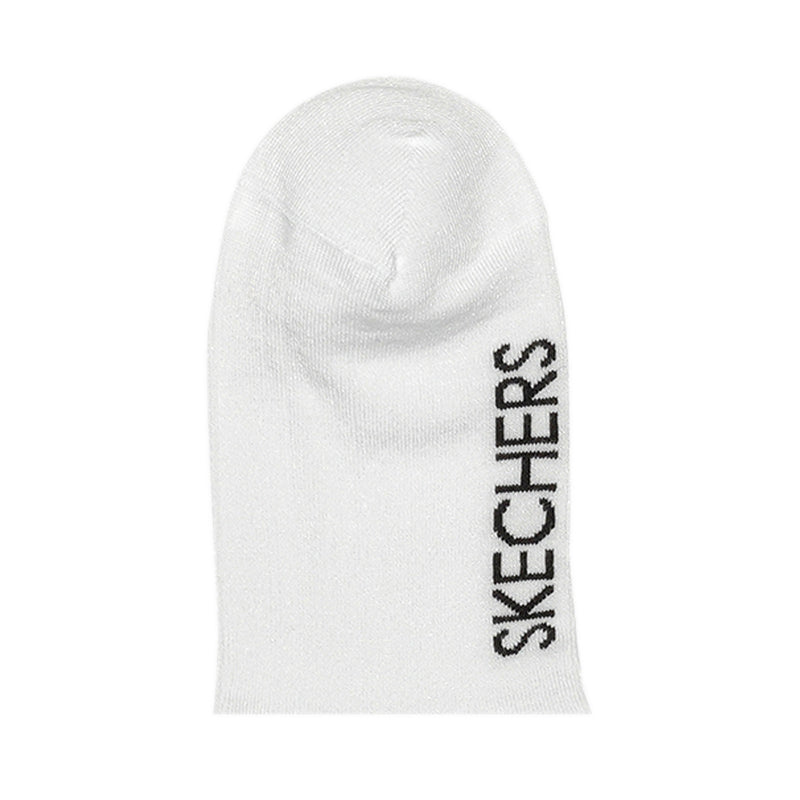 Skechers 3Pk Womens Non Terry Anklet Socks - White
