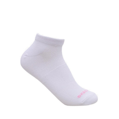 Skechers 3Pk Women Non Terry Low Cut Women - White Purple