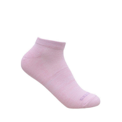 Skechers 3Pk Women Non Terry Low Cut Women - White Purple