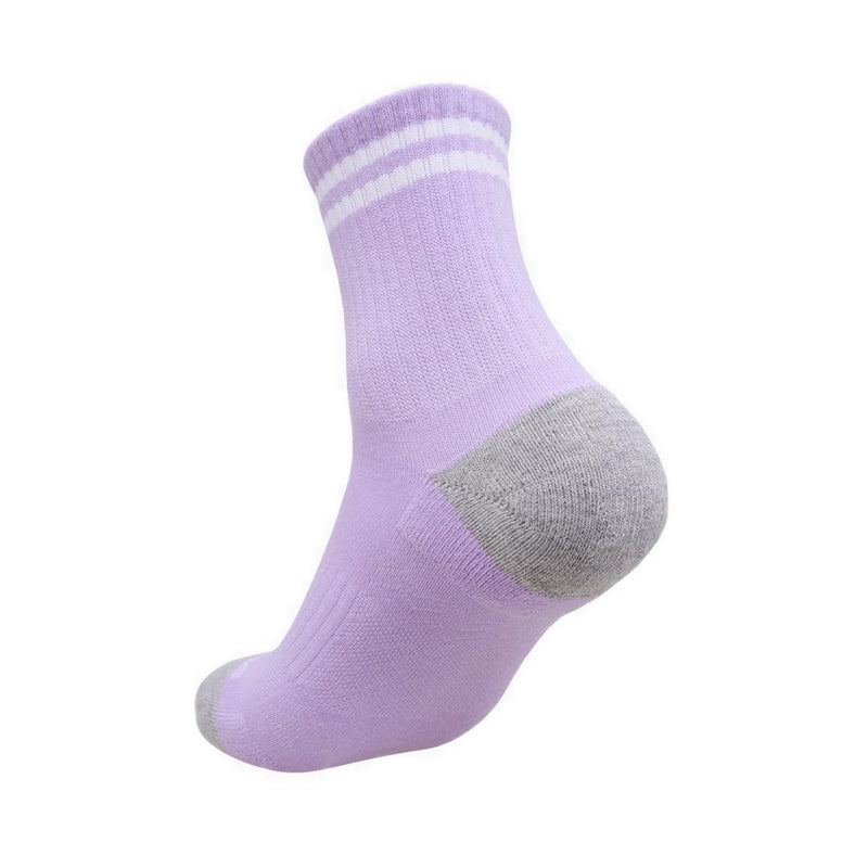 Skechers 3PK 1/2 Terry Qtr Crew Women Socks - Pink Combo