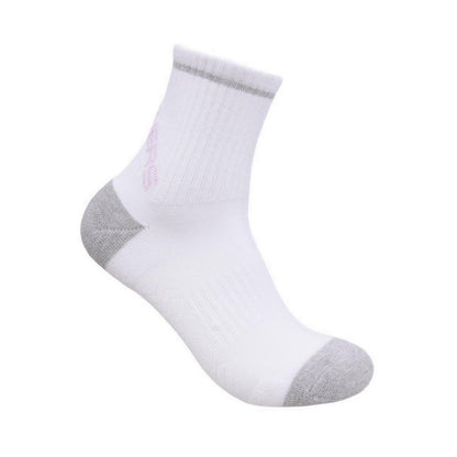 Skechers 3PK 1/2 Terry Qtr Crew Women Socks - Pink Combo