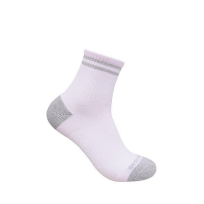 Skechers 3PK 1/2 Terry Qtr Crew Women Socks - Pink Combo