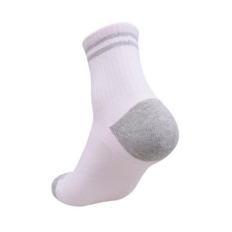 Skechers 3PK 1/2 Terry Qtr Crew Women Socks - Pink Combo