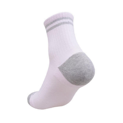 Skechers 3PK 1/2 Terry Qtr Crew Women Socks - Pink Combo