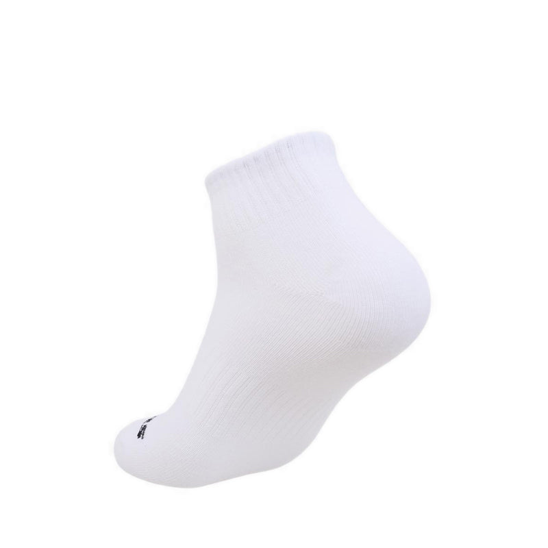Skechers 3Pk Women Non Terry Qtr Crew - Arch Support - White / Black