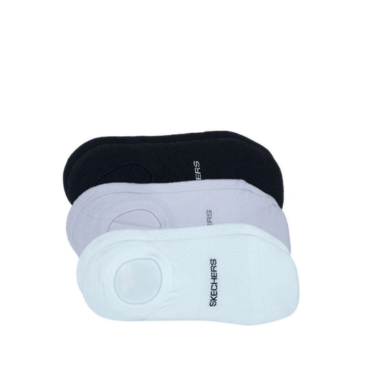 Skechers 3Pk Womens Non Terry Liner Socks - Multi