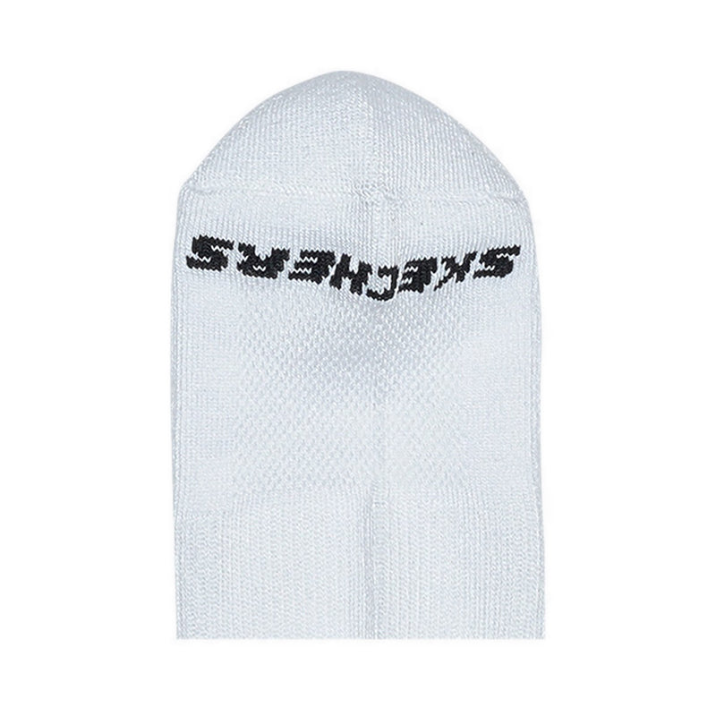 Skechers 3Pk  1/2 Terry Qtr Crew Mens - White/Grey