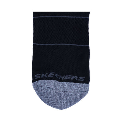 SKECHERS MEN 3PK EXT TR LOCUT (A/M) - GREY MIX