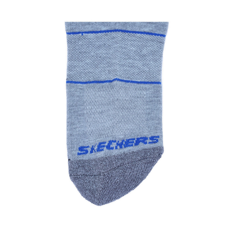 SKECHERS MEN 3PK EXT TR LOCUT (A/M) - GREY MIX