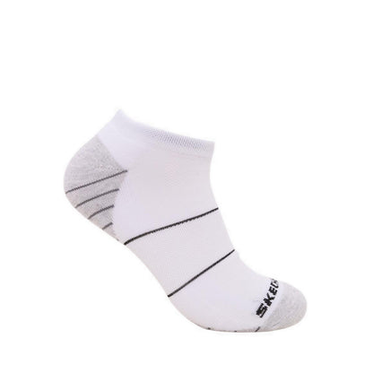 Skechers 3Pk Extended Terry Low Cut Men - White Multi