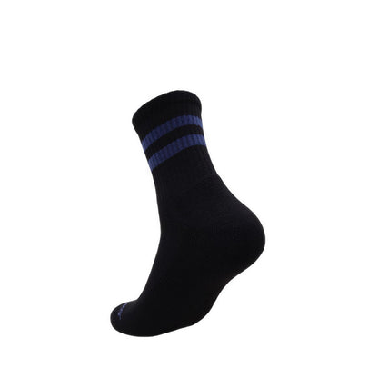Skechers 3Pk 1/2 Terry Hi Qtr Crew Men - Blue
