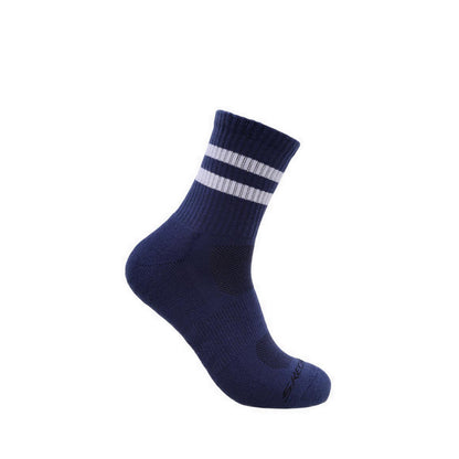 Skechers 3Pk 1/2 Terry Hi Qtr Crew Men - Blue