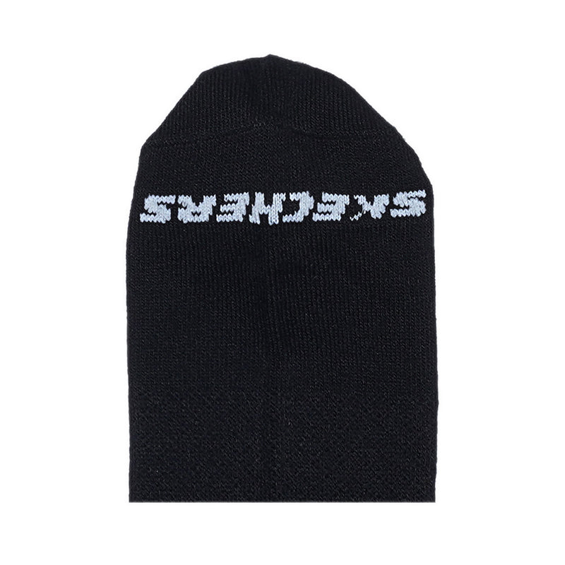 SKECHERS 3PK NON TERRY CREW UNISEX - BLACK