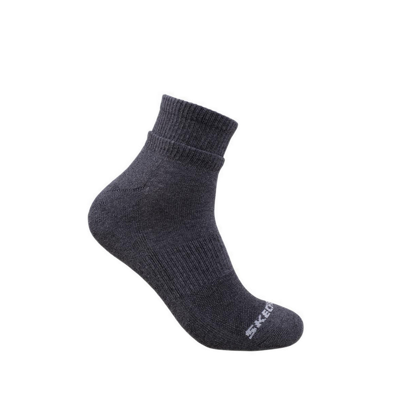 Skechers 3PK 1/2 Terry Qtr Crew Men Socks - Orange
