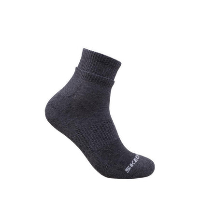 Skechers 3PK 1/2 Terry Qtr Crew Men Socks - Orange