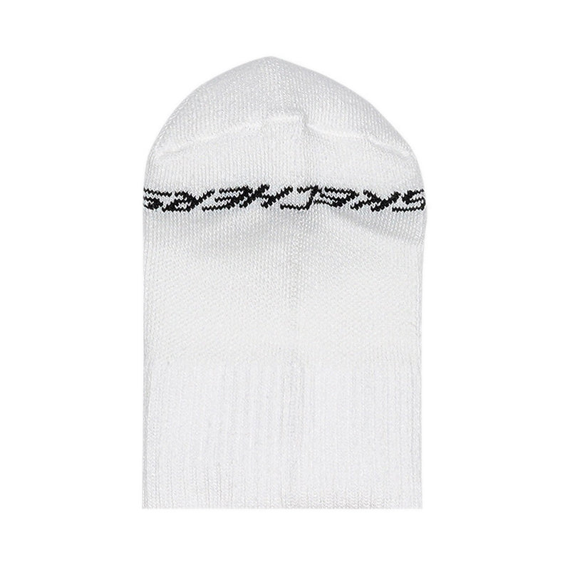 Skechers 3Pk Mens 1/2 Terry Hi Qtr Crew - White