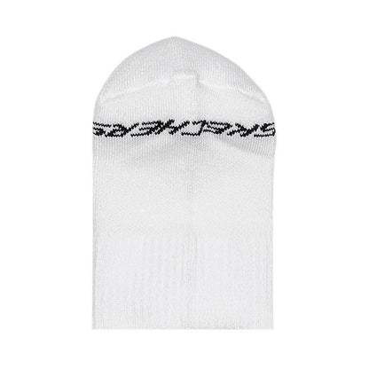 Skechers 3Pk Mens 1/2 Terry Hi Qtr Crew - White