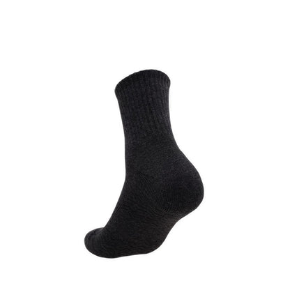 Skechers 3Pk 1/2 Terry Hi Qtr Crew Men - White Black