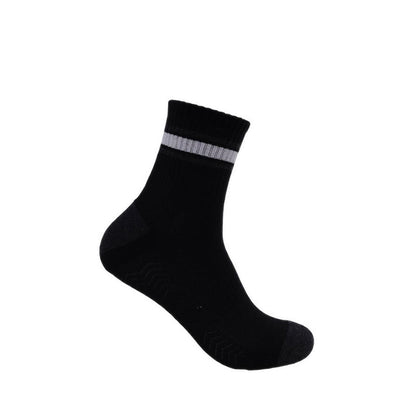 Skechers 3Pk 1/2 Terry Hi Qtr Crew Men - White Black