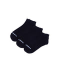 SKECHERS UNI 3PK NON TR QTR CREW (A/U) - BLACK