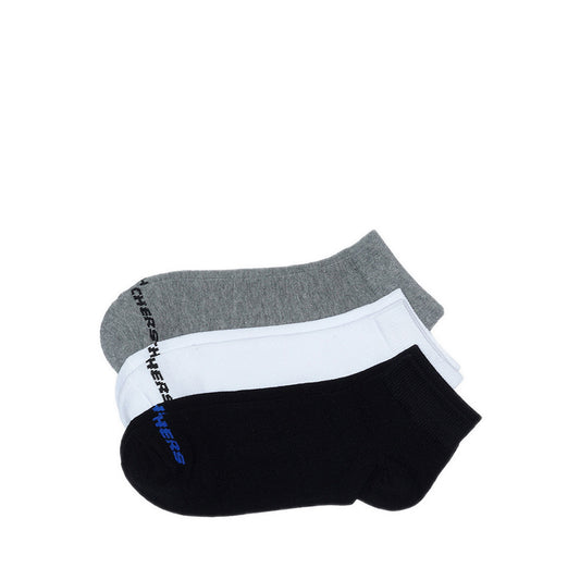 Skechers 3pk Unisex Non Terry Low Cut Unisex - Black