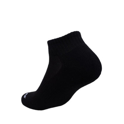 Skechers 3Pk Unisex 1/2 Terry Qtr Crew Socks - Black