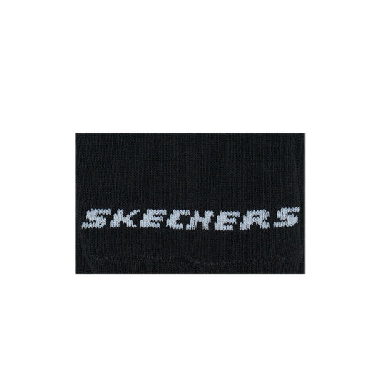 Skechers Unisex 3 Pack No Show Cotton Socks Unisex's Socks - Black