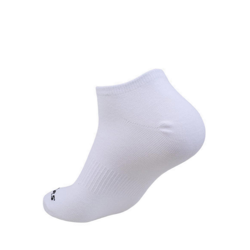 Skechers 3Pk Unisex Non Terry No Show Socks - White / Black