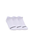 Skechers 3PK Non Terry Low Cut Unisex Socks - White Traditional