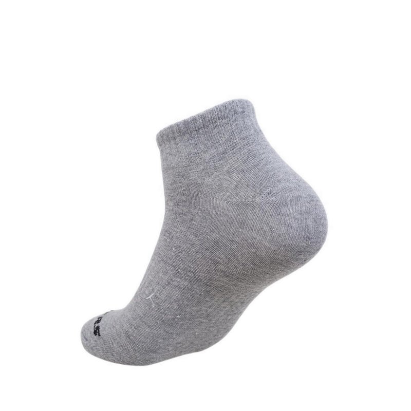 Skechers 3Pk Unisex Non Terry Qtr Crew - Arch Support Socks - White / Black
