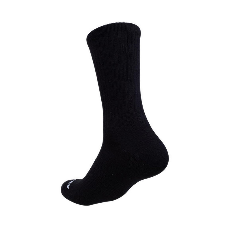 Skechers 3Pk Unisex Non Terry Crew - Arch Support Socks - White / Black