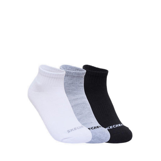Skechers 3Pk Unisex 1/2 Terry Qtr Crew - Multicolor