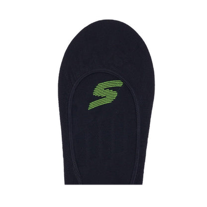 SKECHERS WOMEN 3PK MICROFIBER NON TERRY LINER SOCKS - BLACK