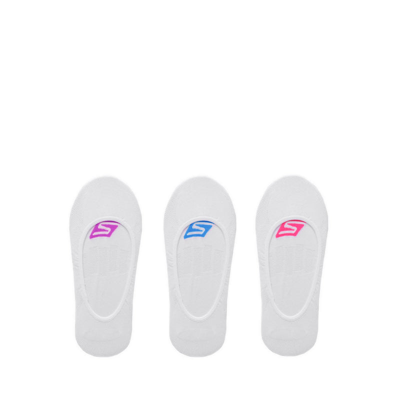 Skechers Performance 3PK Superflow Women's Socks - White